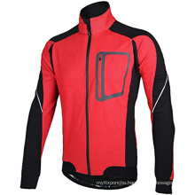 winter bike riding jacket micro fleece lining long sleeves men's cycling wear